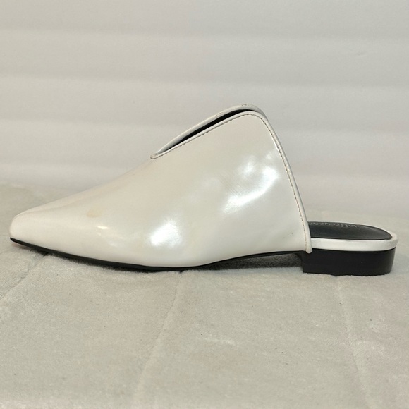 Jeffrey Campbell Womens Mules Cleos White Patent Leather Pointed Toe Size 6 - Picture 4 of 16